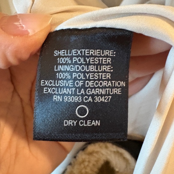 Nic & Zoe Faux shearling and leather long vest Size Medium - Picture 12 of 12